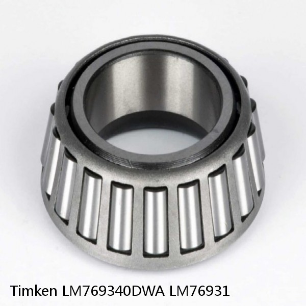 LM769340DWA LM76931 Timken Tapered Roller Bearing #1 small image