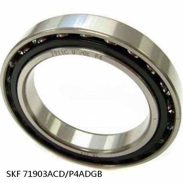 71903ACD/P4ADGB SKF Super Precision,Super Precision Bearings,Super Precision Angular Contact,71900 Series,25 Degree Contact Angle #1 image